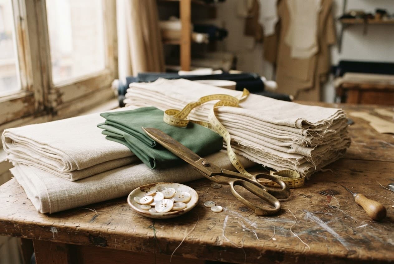 Shirting cloth and tailoring tools